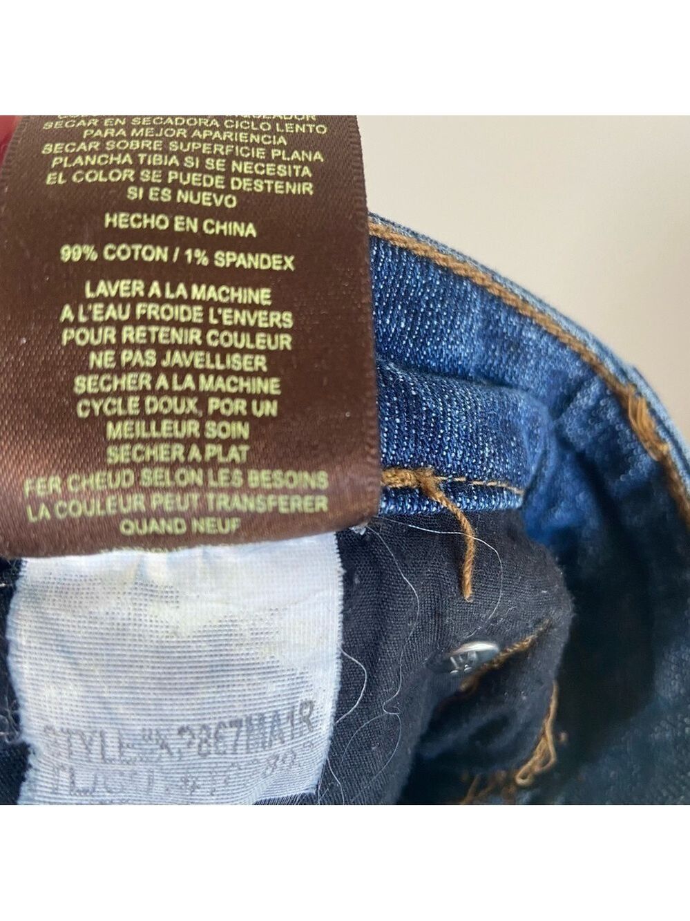 KUT from Kloth Sienna Skinny  Cropped Cut 3867 Jeans Dark Blue Size 6 - Picture 6 of 12